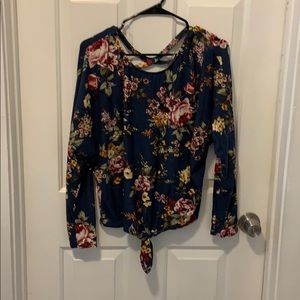 Long Sleeve Floral Top